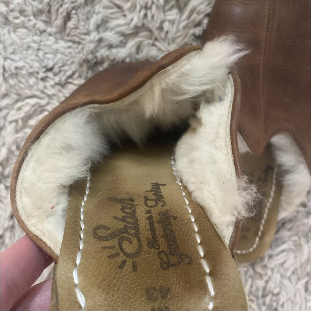 Sabah Brown Shearling Baba Size 43 - Picture 3 of 6